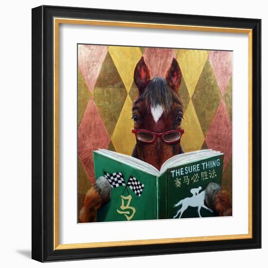 Wise Bet-Lucia Heffernan-Framed Art Print