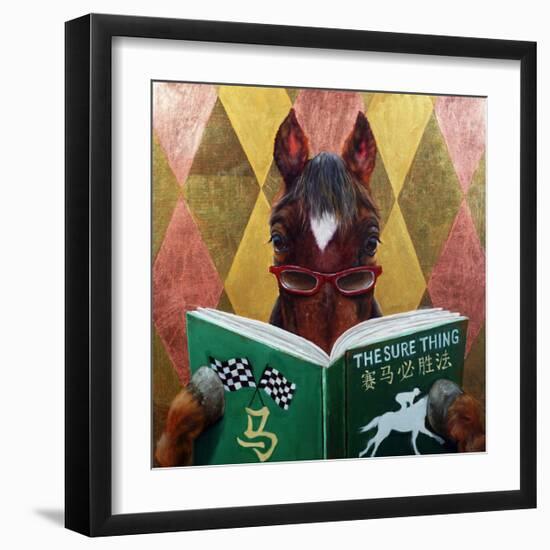 Wise Bet-Lucia Heffernan-Framed Art Print