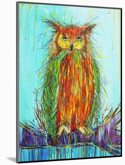 Wise Owl-Karrie Evenson-Mounted Art Print