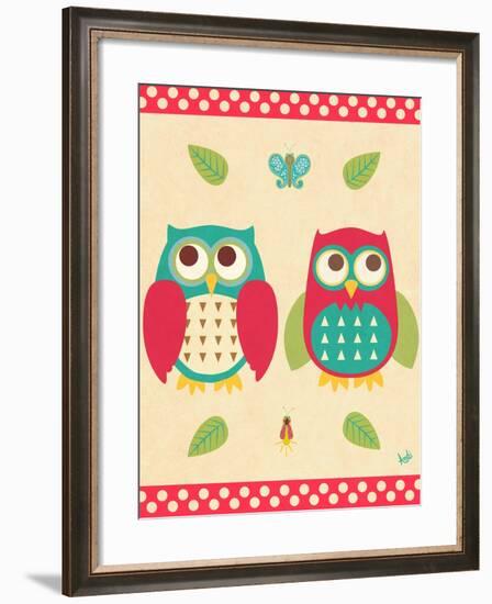 Wise Owls II-Andi Metz-Framed Premium Giclee Print