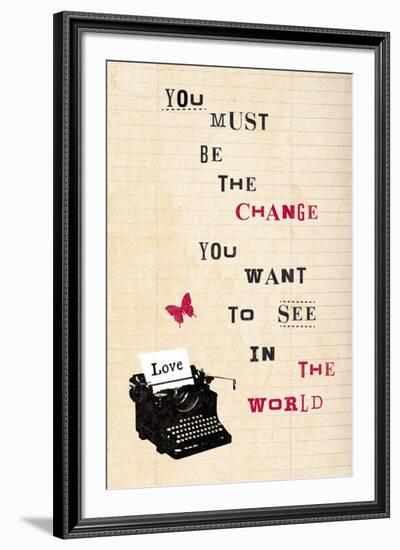 Wise Words II-Tom Frazier-Framed Giclee Print