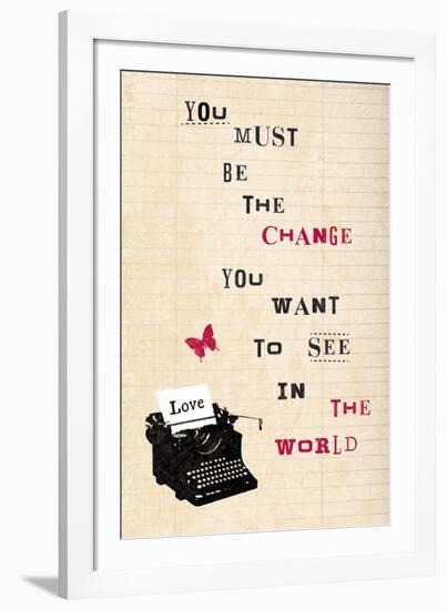 Wise Words II-Tom Frazier-Framed Giclee Print