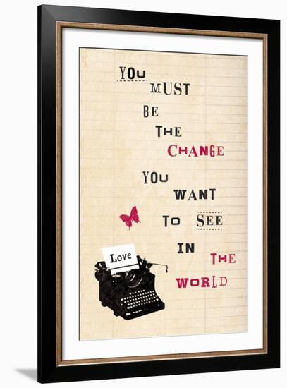 Wise Words II-Tom Frazier-Framed Giclee Print