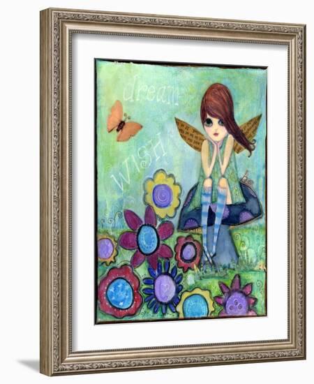 Wish Dream Be Fairy-Wyanne-Framed Giclee Print