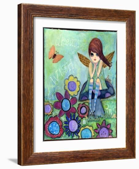 Wish Dream Be Fairy-Wyanne-Framed Giclee Print