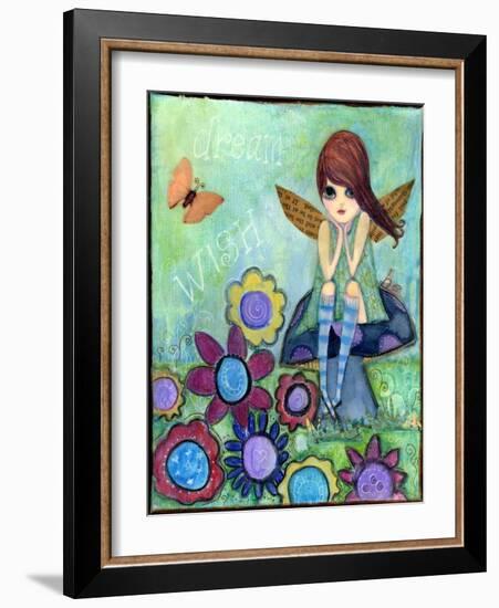 Wish Dream Be Fairy-Wyanne-Framed Giclee Print