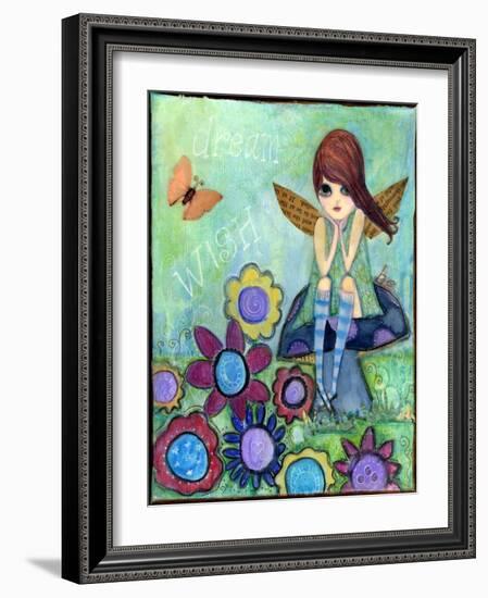 Wish Dream Be Fairy-Wyanne-Framed Giclee Print