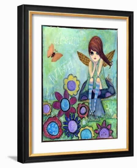 Wish Dream Be Fairy-Wyanne-Framed Giclee Print