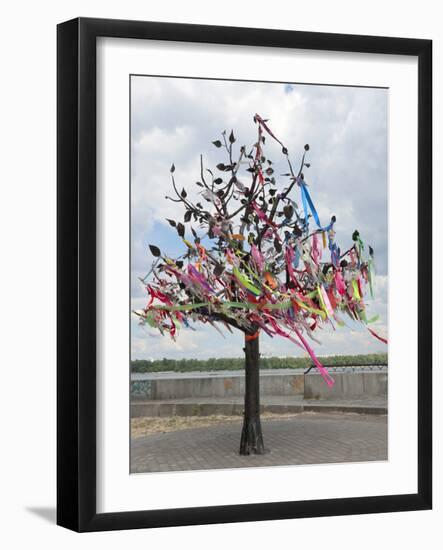 Wish Tree, Kiev, Ukraine, Europe-Graham Lawrence-Framed Photographic Print