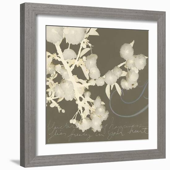 Wishes and Leaves II-Amy Melious-Framed Art Print