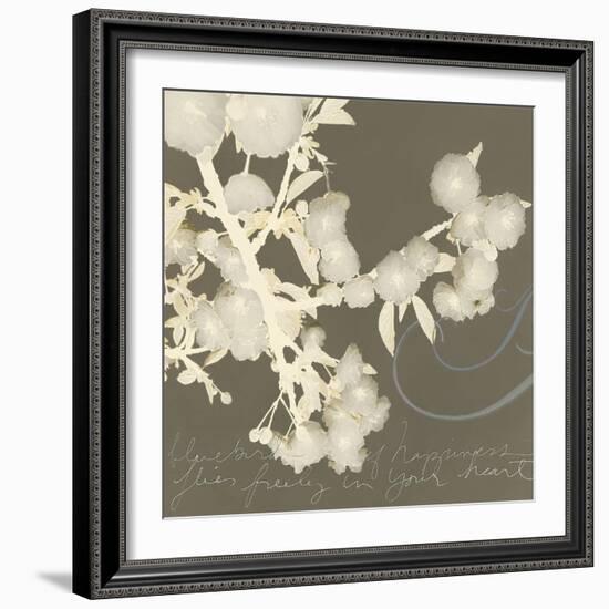 Wishes and Leaves II-Amy Melious-Framed Art Print