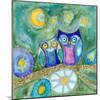 Wishing the Night Away Owls-Wyanne-Mounted Giclee Print