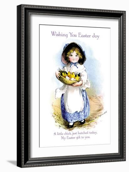 Wishing You Easter Joy-Ellen H. Clapsaddle-Framed Art Print