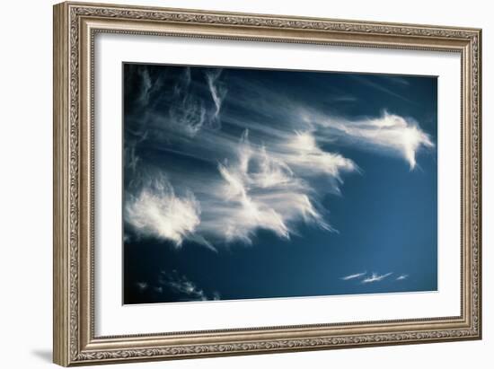 Wisps of Cirrus Cloud In the Sky-Pekka Parviainen-Framed Photographic Print