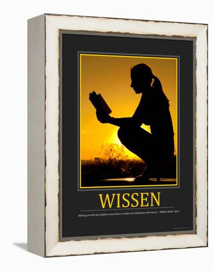 Wissen (German Translation)-null-Framed Stretched Canvas