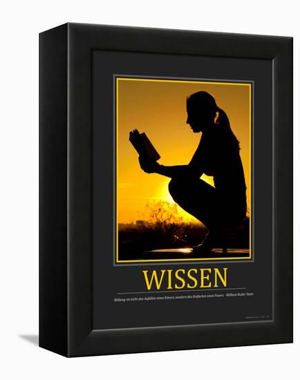 Wissen (German Translation)-null-Framed Stretched Canvas