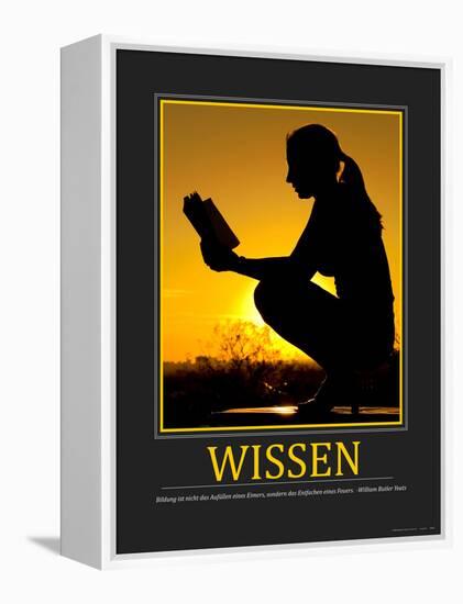 Wissen (German Translation)-null-Framed Stretched Canvas