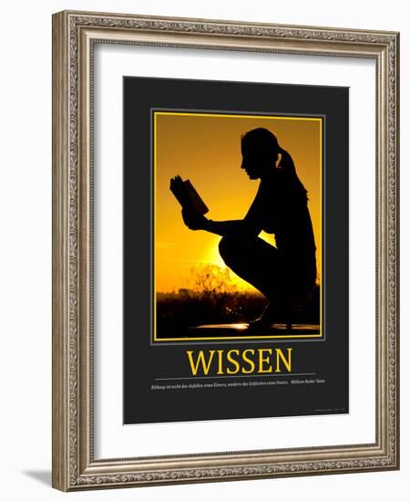 Wissen (German Translation)-null-Framed Photo