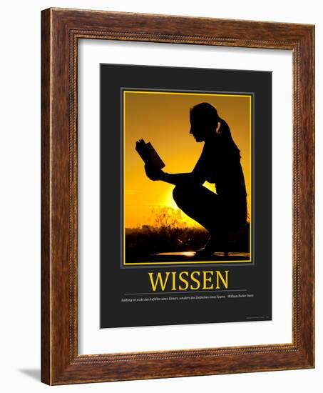 Wissen (German Translation)-null-Framed Photo