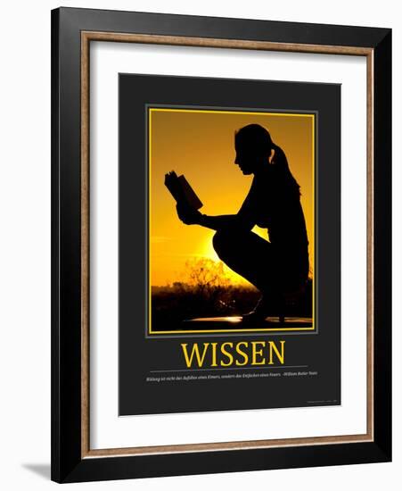 Wissen (German Translation)-null-Framed Photo