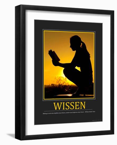 Wissen (German Translation)--Framed Photo