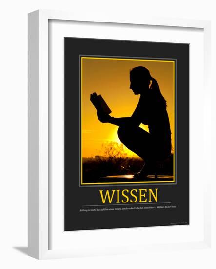 Wissen (German Translation)-null-Framed Photo