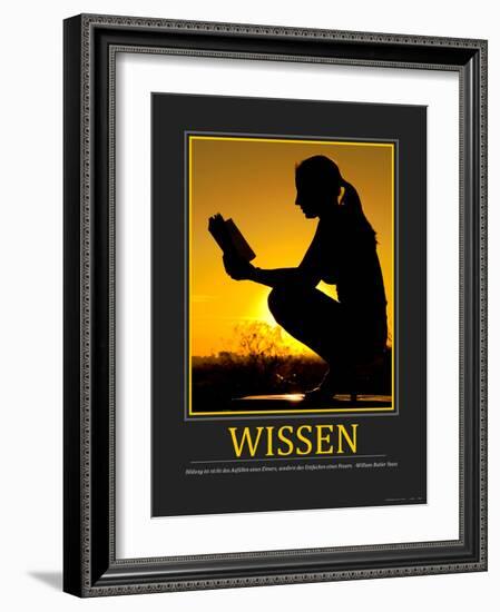 Wissen (German Translation)-null-Framed Photo