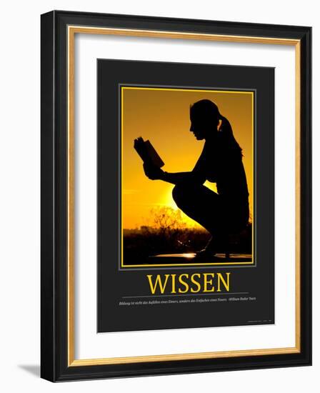 Wissen (German Translation)-null-Framed Photo