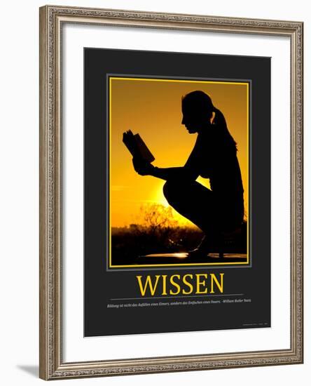 Wissen (German Translation)-null-Framed Photo