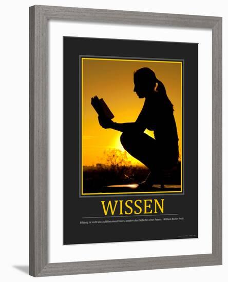 Wissen (German Translation)-null-Framed Photo