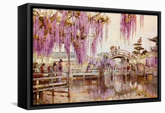 Wistaria, Kameido-Ella Du Cane-Framed Premier Image Canvas