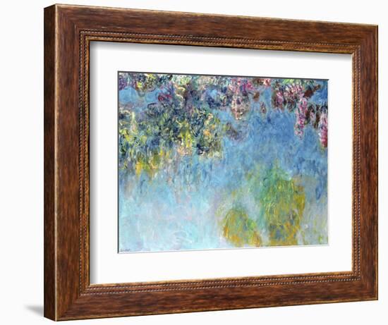 Wisteria, 1920-25-Claude Monet-Framed Giclee Print