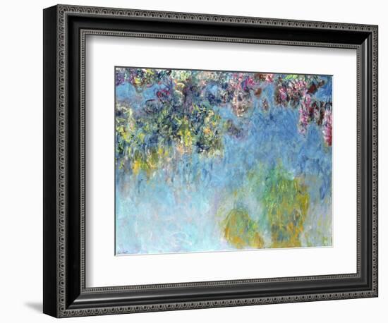 Wisteria, 1920-25-Claude Monet-Framed Giclee Print