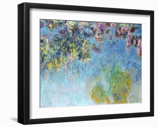 Wisteria, 1920-25-Claude Monet-Framed Giclee Print
