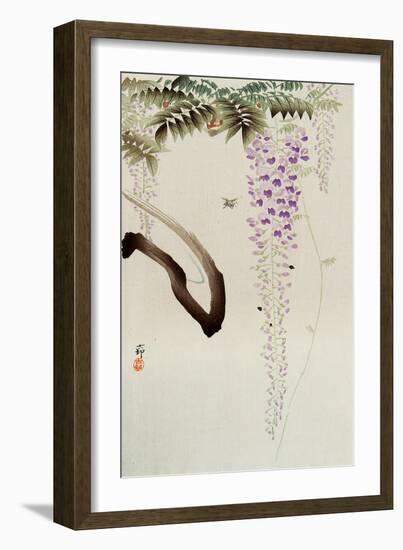 Wisteria and Bee-Koson Ohara-Framed Premium Giclee Print