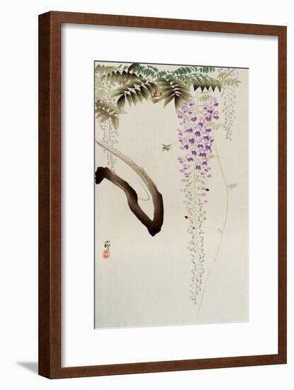 Wisteria and Bee-Koson Ohara-Framed Giclee Print