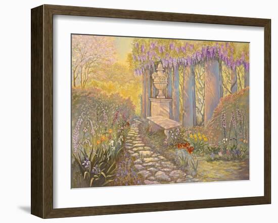 Wisteria Arbor-Judy Mastrangelo-Framed Giclee Print