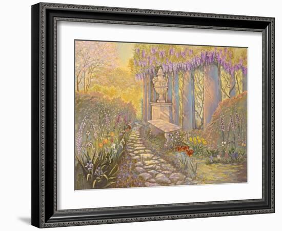 Wisteria Arbor-Judy Mastrangelo-Framed Giclee Print