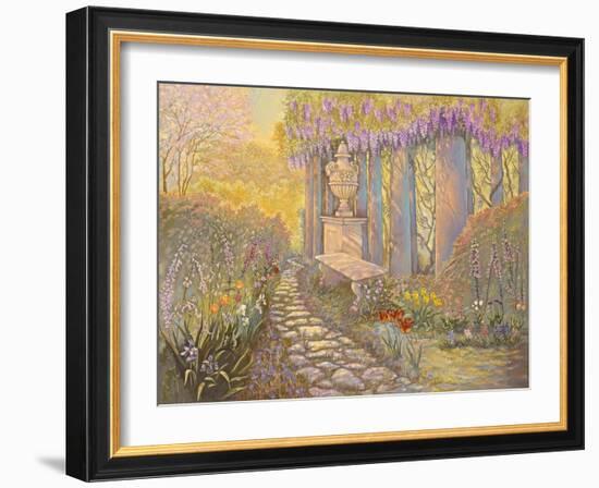 Wisteria Arbor-Judy Mastrangelo-Framed Giclee Print