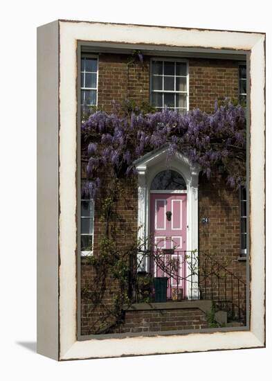 Wisteria around a Doorway-Natalie Tepper-Framed Stretched Canvas