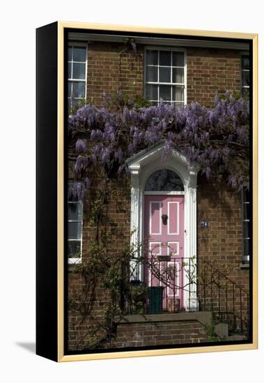 Wisteria around a Doorway-Natalie Tepper-Framed Stretched Canvas