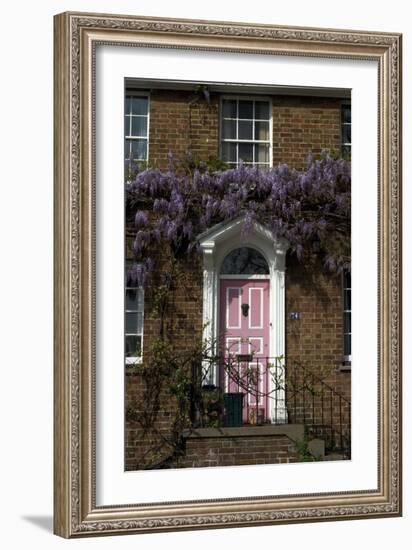 Wisteria around a Doorway-Natalie Tepper-Framed Photo