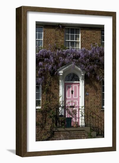 Wisteria around a Doorway-Natalie Tepper-Framed Photo