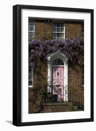 Wisteria around a Doorway-Natalie Tepper-Framed Photo