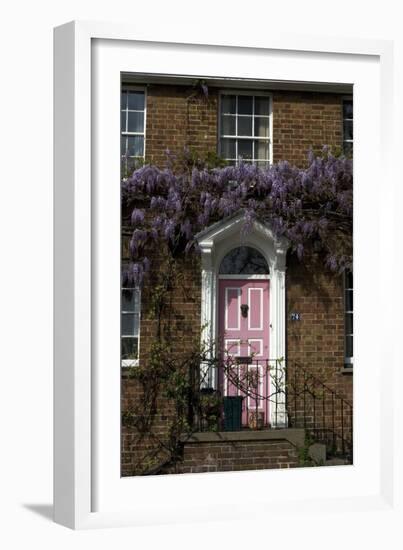 Wisteria around a Doorway-Natalie Tepper-Framed Photo