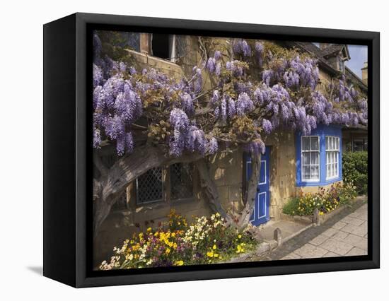 Wisteria-Covered Cottage-Richard Klune-Framed Premier Image Canvas