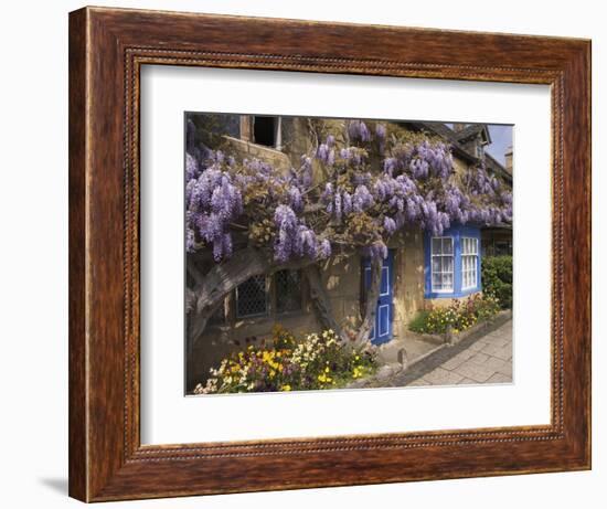 Wisteria-Covered Cottage-Richard Klune-Framed Photographic Print