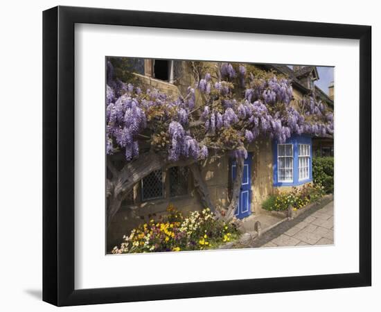 Wisteria-Covered Cottage-Richard Klune-Framed Photographic Print