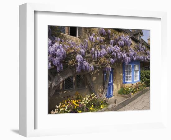 Wisteria-Covered Cottage-Richard Klune-Framed Photographic Print