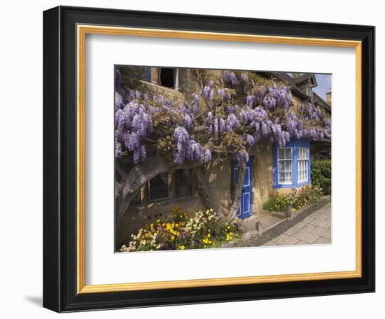 Wisteria-Covered Cottage-Richard Klune-Framed Photographic Print